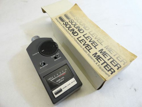 New Vintage Uni-Sync SLM-2 Feild Analog Sound Level Meter VU Battery Power