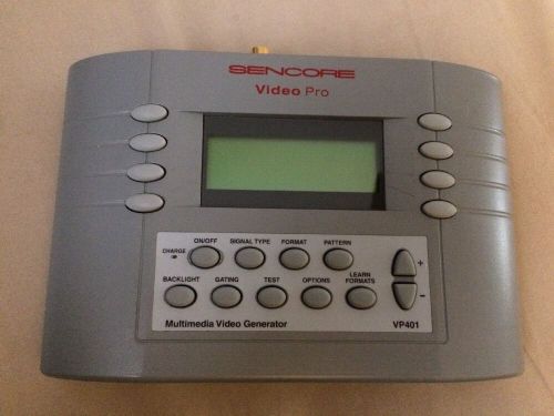 Sencore VP401 VideoPro Multimedia Video Generator ONLY Power Port Needs Repair