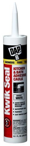 New Dap 18032 White Kwik-Seal All-Purpose Caulk 10.1-Ounce