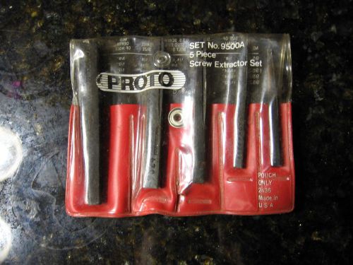 Proto Screw Extractors Set