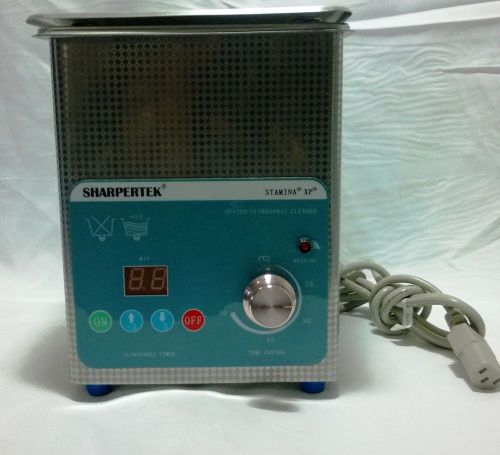 SHARPERTEK HEATED ULTRASONIC JEWELRY CLEANER STAMINA XP