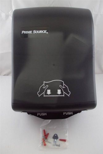 NEW! PRIME SOURCE MECHANICAL HANDS FREE ROLL TOWEL DISPENSER 04345