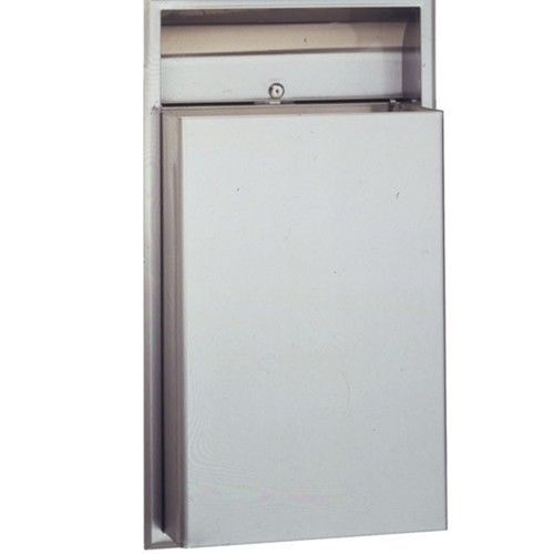 Bobrick B-3644 12 Gal Stainless Steel Recessed Waste