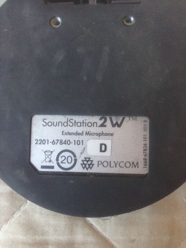 POLYCOM 2201-67840-101 SOUNDSTATION 2W MICROPHONE