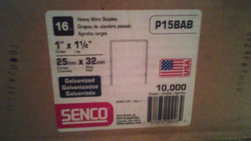 Senco p15bab 1&#034;x11/4&#034; full box of 10000 pcs for sale