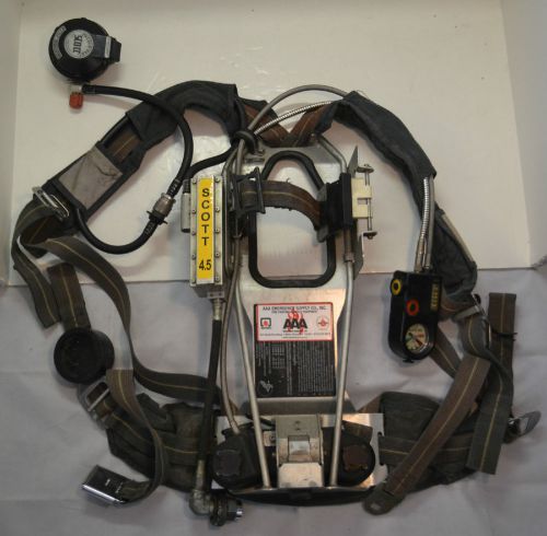 Refurbished scott ap50 4.5 scba firefighter air pak pack 1997 ed (pak only) for sale