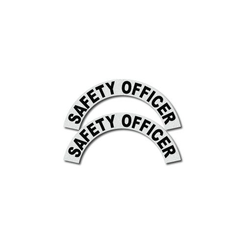 FIREFIGHTER HELMET DECALS FIRE HELMET STICKER - Crescents set - Saftey Officer