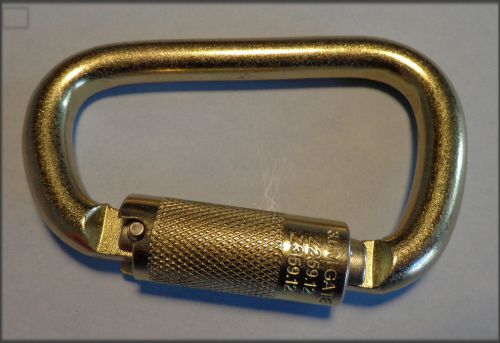 PENSAFE steel modified Double locking Carabiner (10,000 lbf, 45 kn) NEW