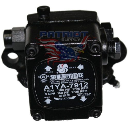 SUNTEC A1YA-7912, A1YA7912 RH-RH, 1725 RPM, 7 (GPH), @ 100 PSI OIL PUMP