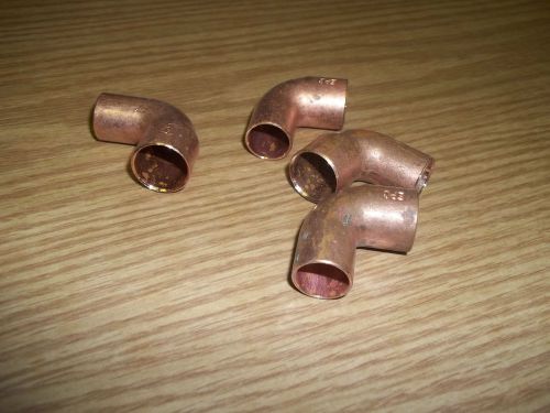 Lot 10x copper fitting 90 degree street elbow medium turn 5/8&#034; inside diameter for sale