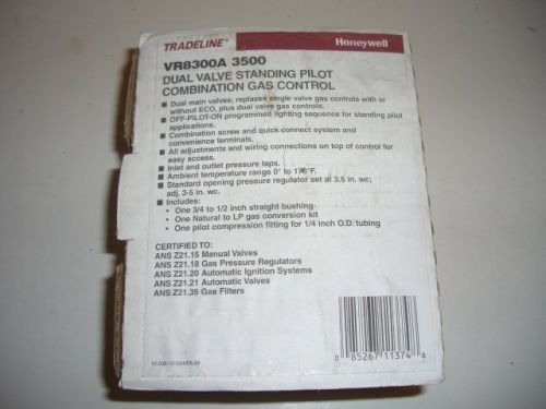 New- unused- dual valve standing pilot gas combination control for sale