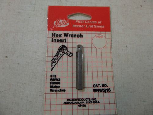 Malco hex wrench insert rrw5/16 fits wrenches rrw3 rrw4 for sale