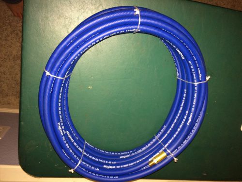 3/8&#034; x 50&#039; 300 psi Goodyear EP F5 Flexible Air Hose coupled w/1/4&#034; MxM NPT