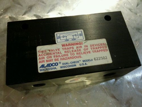 ALADCO DUAL-CHECK VALVE 622502 ~ NNB