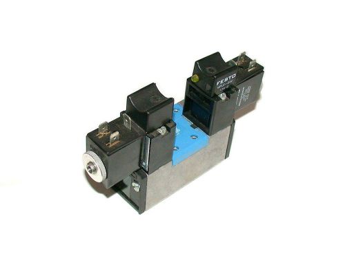 NEW DUAL COIL FESTO SOLENOID VALVE 24  VDC  MODEL JMFH-5/2-D-1-C