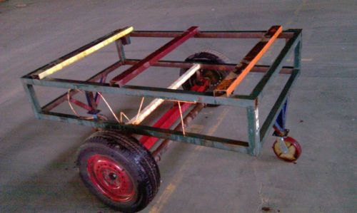 lumber pull cart, shop cart