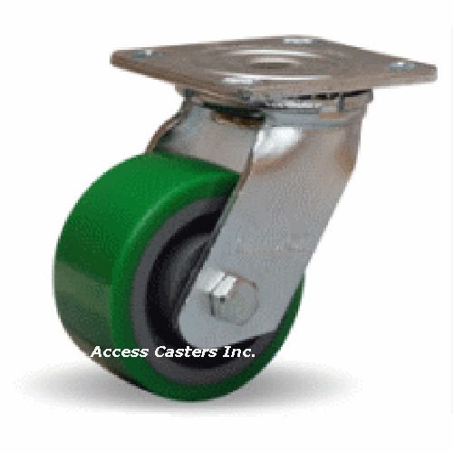 S-524-DB 4&#034; x 2&#034; Hamilton Medium Duty Swivel Caster, Polyurethane on Cast Iron