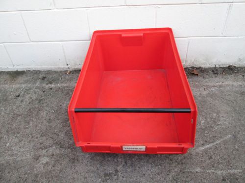 29&#034;x18&#034;x12&#034; HUGE LF291812 Plastic Storage Stacking Bin Plastibin Akrobin RED