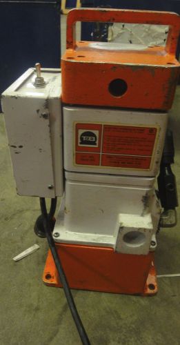 T&amp;b thomas &amp; betts 13600 hydraulic pump 10,000 psi hose &amp; case for sale