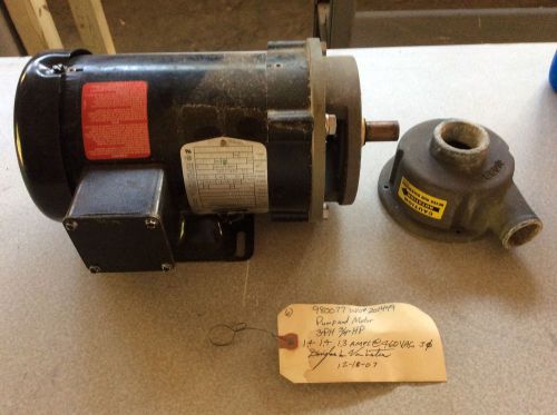 Salvajor Pump And Motor 3/4 Hp