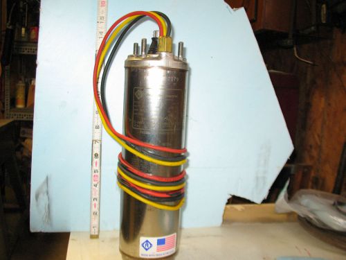 Franklin submersible 4&#034;deepwell pump motor