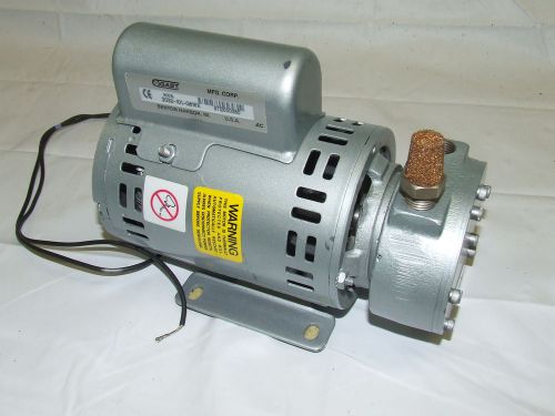 GAST ELECTRIC INDUSTRIAL mod 2032-101-G616X 1/8 hp 220 VOLT VACUUM PRESSURE PUMP