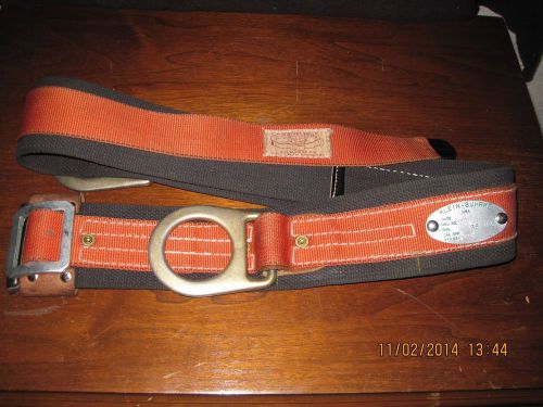 KLEIN BUHRKE SAFETY BELT 5447 M ~  DOUBLE BACK THRU BUCKLE