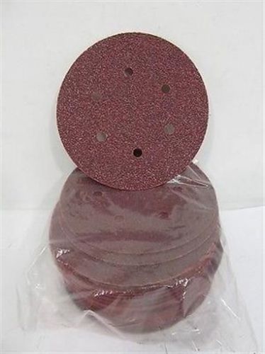 Carborundum E12140, 40 grit, 6&#034;, 6 hole Abrasive Disc (50 ea)