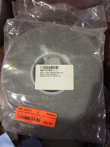 3m scotch brite exl 8&#034; deburring wheel 8s fine 8x1x3 for sale