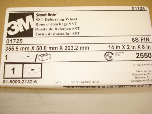 Scotch-Brite 00048011017259- 14&#034;X2&#034;X8&#034; 8SFIN ST-WL SST Deburring Wheel USA (31C)