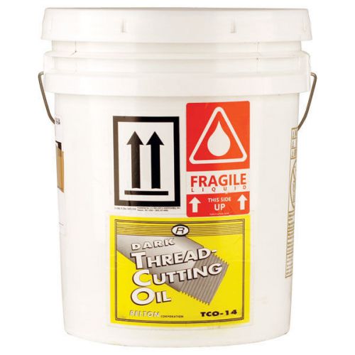 RELTON Dark Thread Cutting Oil - Container Size: 5 Gallon Pail MFR : 05G-TCO14