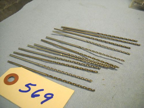 12 NEW BESLY TAPER LENGTH DRILLS #51 .043 HSS USA 569