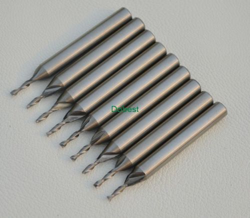 10pcs 2Flute HSS 1mm End mills Milling tools Mills for metal