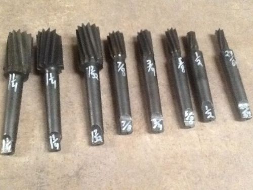 Taper shank reamer lot 29/64 - 1-1/4.   Brown &amp; Sharpe Taper