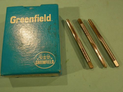 Qty 3 new greenfield 10-24 nc gh3 hss 4 flute taper for sale