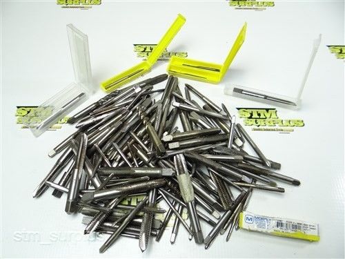 Big assorted lot of hss plug hand &amp; micro taps 4 -40nc to 3/8&#034; -16nc morse for sale