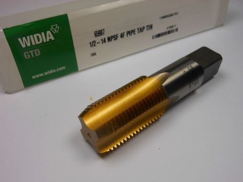 WIDIA GTD Pipe Tap 1/2-14 4FL HSS TiN NPSF USA [1457]