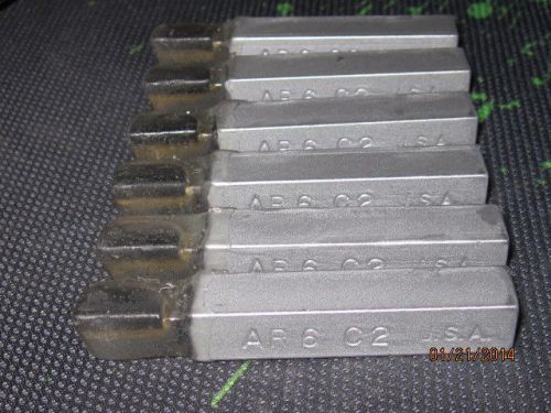 3/8 6 LOT AR6 C2 TOOL BITS BEST TOOL BITS