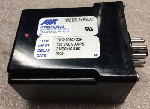 AOT Airotronnucs Time Delay Relay TNC10010XD2H, 120V, 8A, SHIPsameday#1618A9