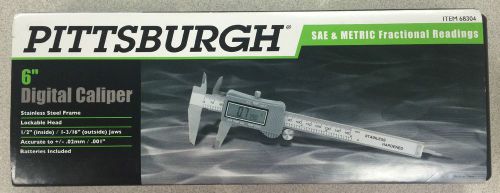 Pittsburgh 68304 6&#034; digital Caliper in case (PL)