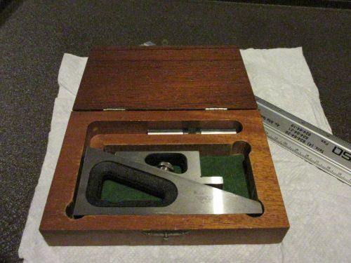 Lufkin Planar Gage No 900 VERY NICE Machinist Grinder Inspection! Wood Case!