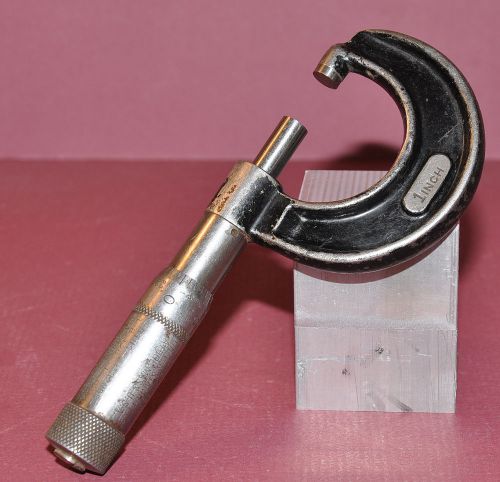 Starrett 1 inch Micrometer.  Starrett Series 436..  SHIPS FREE