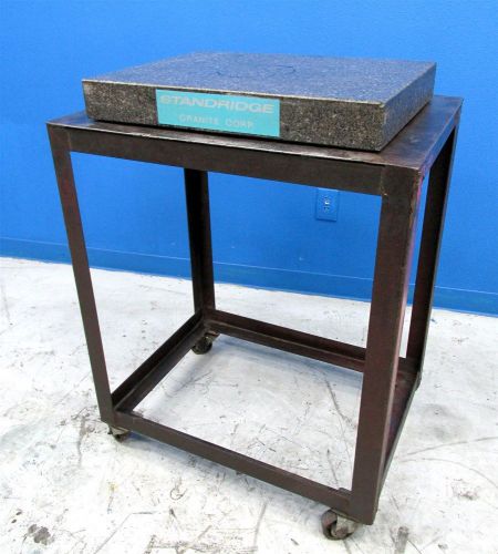 24&#034;x18&#034; STANDRIDGE GRANITE SURFACE PLATE + STAND