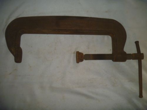 J.H. WILLIAMS &amp; CO. 10&#034; C-CLAMP AGRIPPA, U.S.A. Vintage Antique Cast iron Barn