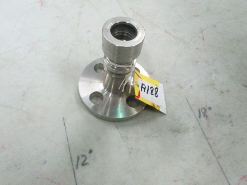 Lokring S/S Adapter 1/2&#034; NPS X 1/2&#034; Sch 40 150# R/F Flange Sch 10/40/80 (NEW)