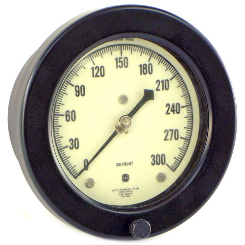 Solfrunt 1903 4  1/2 ” Panel Mount Process Gauge 300-psi