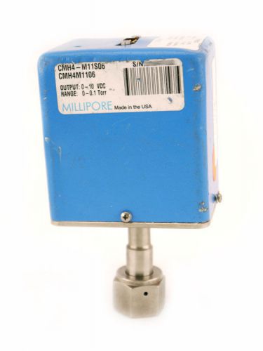 Millipore CMH4-M11S06 0-100M Torr 0-10VDC Diaphragm Gauge Gage Manometer Assy #2