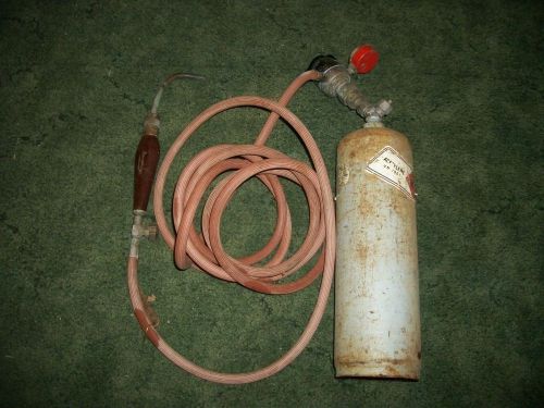 vintage Linde Prest-O-Lite Acetylene tank Regulator Gauge vulcan torch