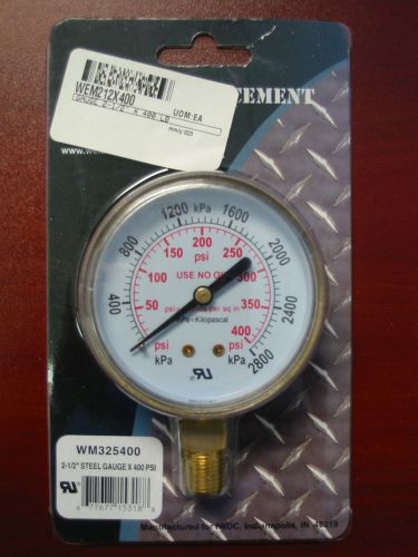 WELDMARK REPLACEMENT PRESSURE GAUGE - 400PSI - 2.5&#034;