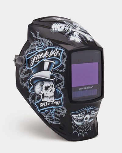 Miller Genuine Digital Elite Lucky&#039;s Speed Shop Welding Helmet - 257214